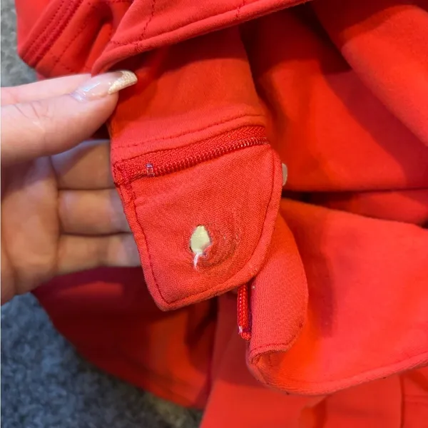 Lululemon Red 1/2 Zip Pullover - Image 5