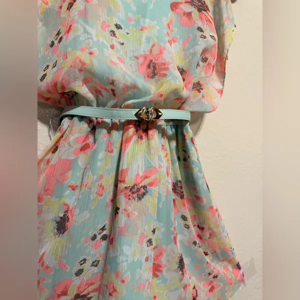 Candie’s Layered Floral Flutter Mini Dress | Soft Romantic Silhouette - Image 5