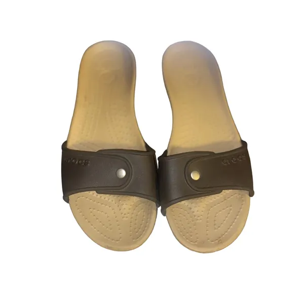 Crocs brown cobbler slide size 9 - Image 3