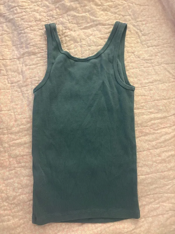 NEW WITH TAGS - Aritzia tna HOMESTRETCH™ SCOOPNECK TANK IN TIDAL BLUE - Image 7