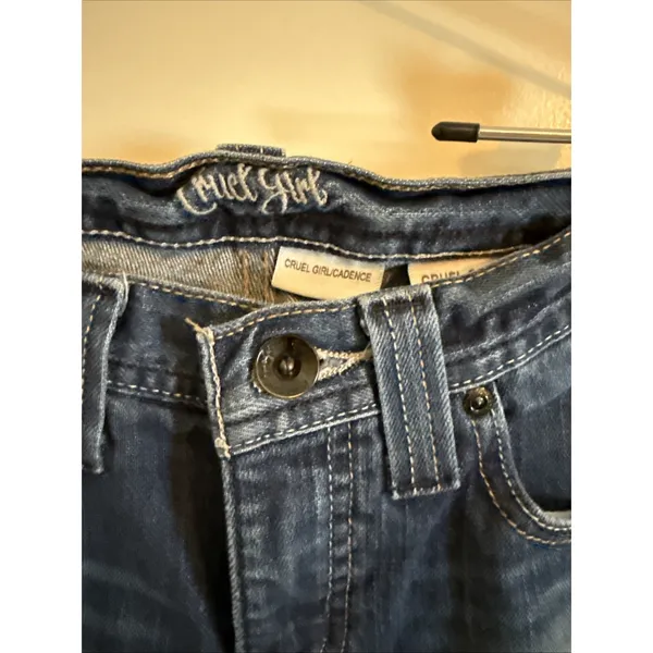 Cruel Girl Cadence‎ Medium Wash Boot Cut Stretch Western Wear Jeans Size 5 - Image 3