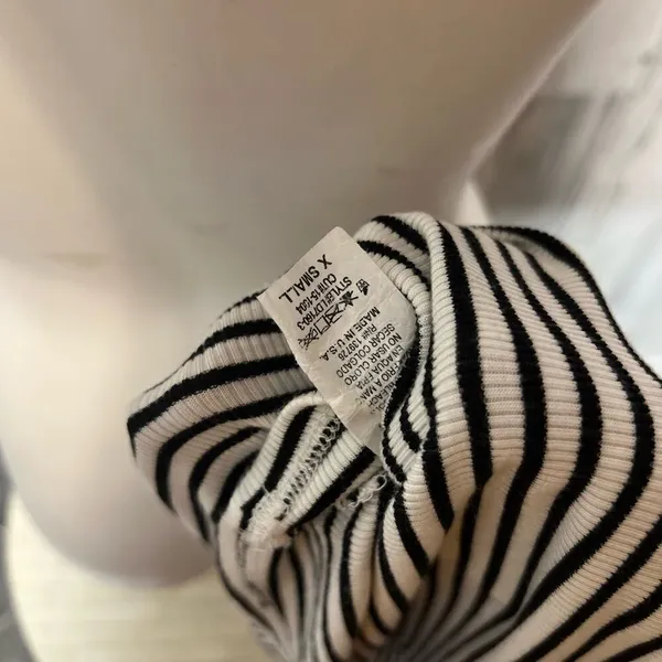 Stripped dress White Size XS - Image 2