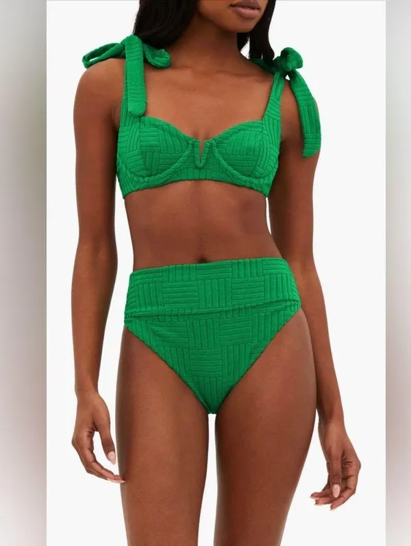 Beach Riot Underwire Bikini Top, Small , Green, $118 - Image 2