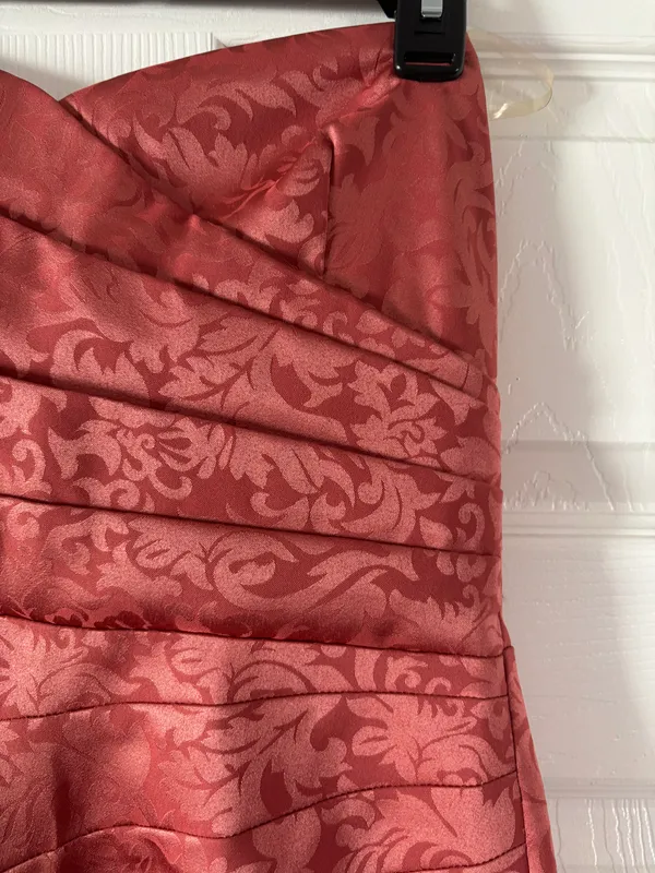 Mystic Burnt Rose Strapless Dress - Size Large - Image 3