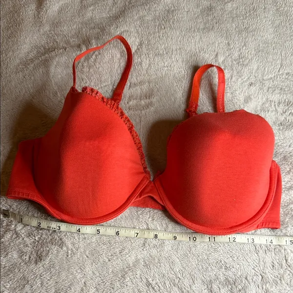Victoria's Secret Coral Lace Bra - Image 5