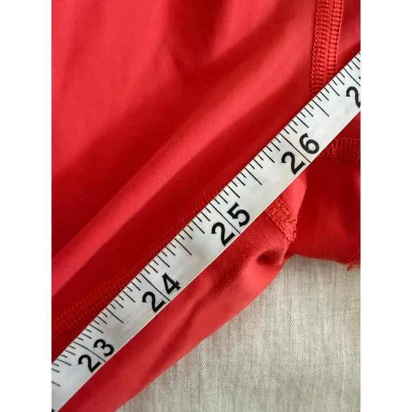 Lululemon Speed Up High-Rise Tight Women Size 8 Red Pockets LW5ATSS Full Length - Image 6