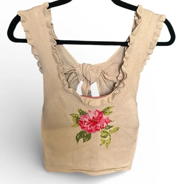 by Anthropologie Bow-Back Sweater Tank - Image 4