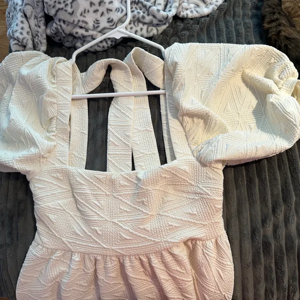 FREE PEOPLE Violet Puff Sleeve Mini Dress - Image 7