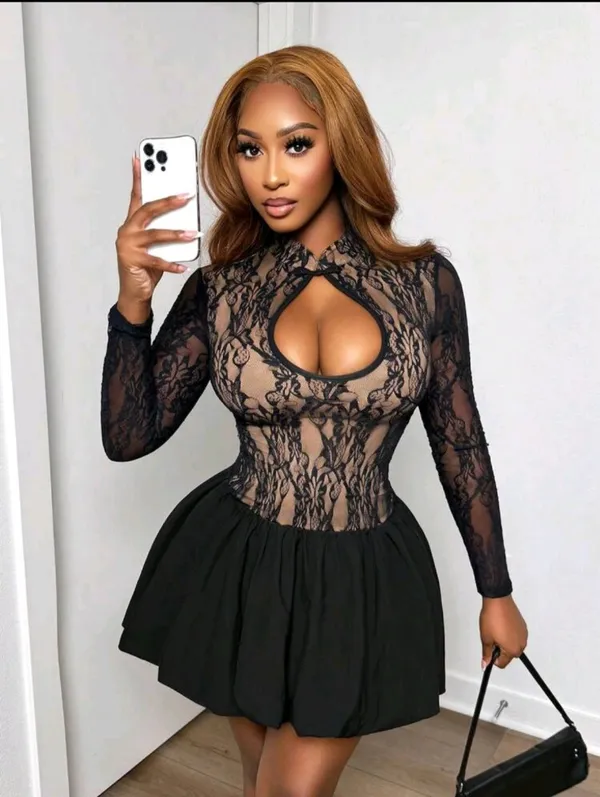 Women’s elegant bodycon mini dress  - Image 5