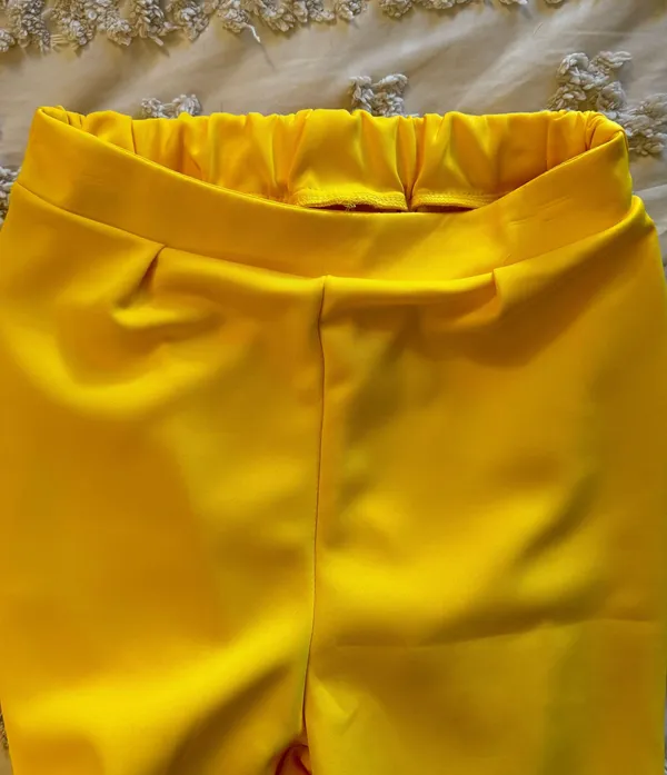 Pull On Yellow Trouser Size M - Image 3