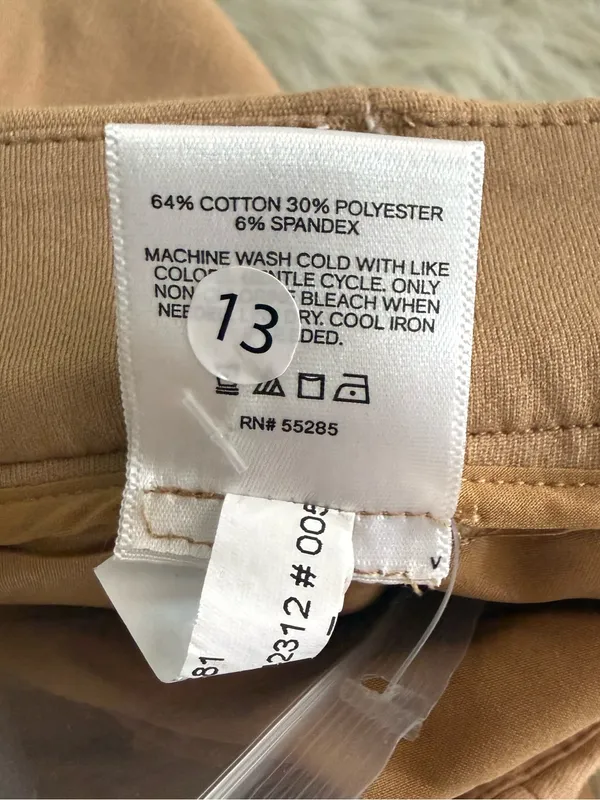 Express Editor Mid Rise Bootcut Trouser Pants Size 2 Wheat NWT - Image 4