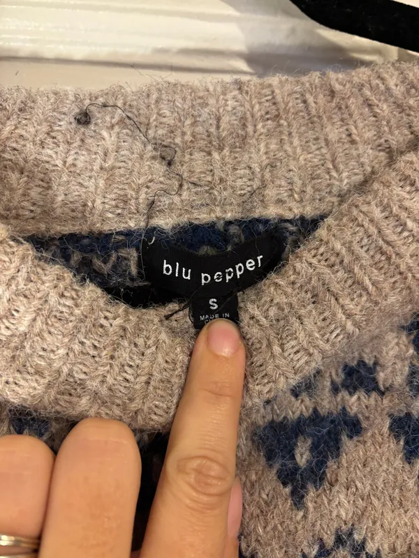 Blu Pepper Sweater Knit - Image 3
