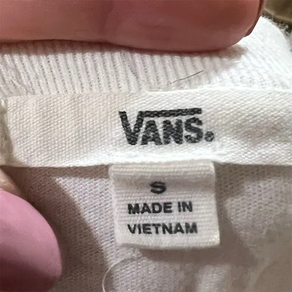 Vans Women's Striped Rainee T-Shirt Multicolor Size S Relaxed Fit - Image 5