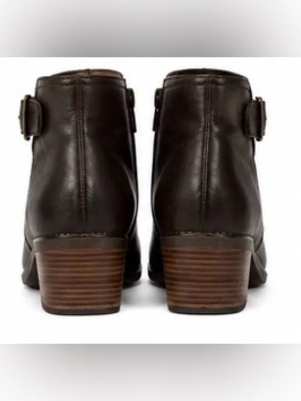 Dansko Brown Leather Ankle Booties. Size 40 (approximately US Women’s 9–9.5) - Image 4
