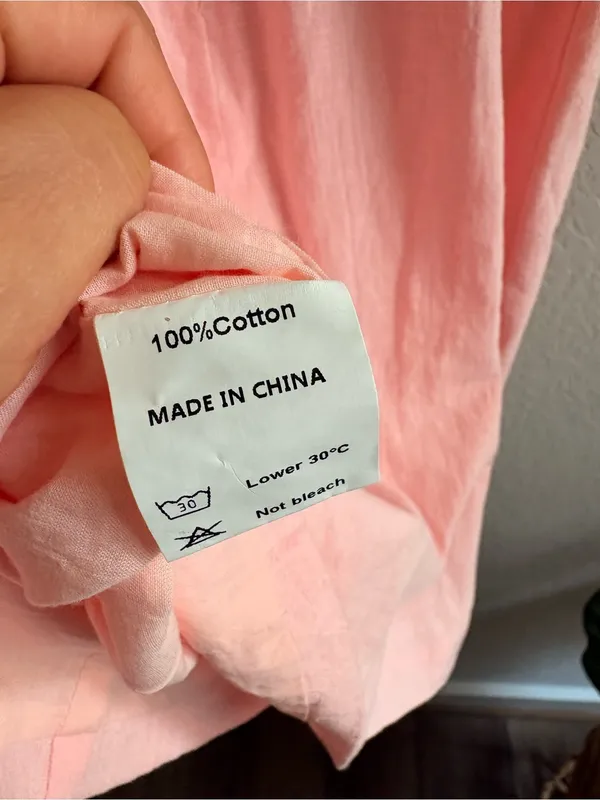 NEW SNDYS everyday Tuscany Dress Pink Puff Sleeve Mini Dress size small - Image 3