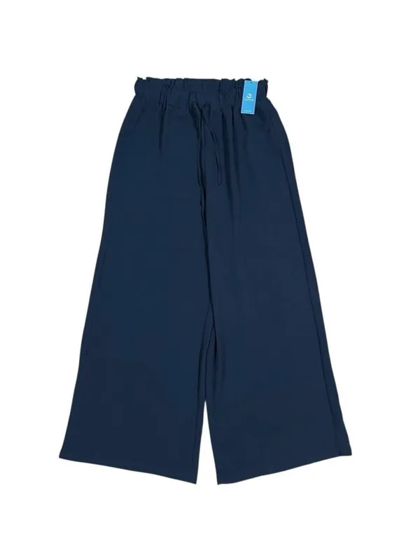Cupshe Summer Lovin' Wide Leg High Rise Coverup Pants Blue Medium - Image 2