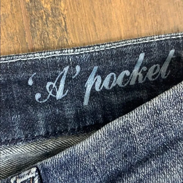 7 For All Mankind A-Pocket Fray Hem Ankle Jeans - Image 3