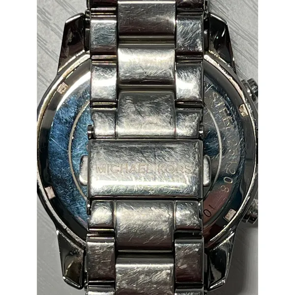 Michael Kors‎ MK-5725 Mercer Chronograph Silver Stainless Steel Watch 42mm - Image 9