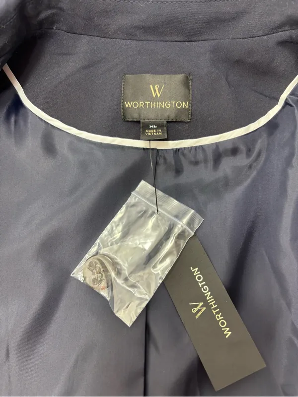 Worthington Women's‎ Navy Single-Button Blazer Size XL NEW - Image 5
