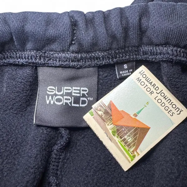 Aritzia SuperWorld TnA Baggy 90s Style Casual Washed Black Sweatpants — SMALL - Image 2
