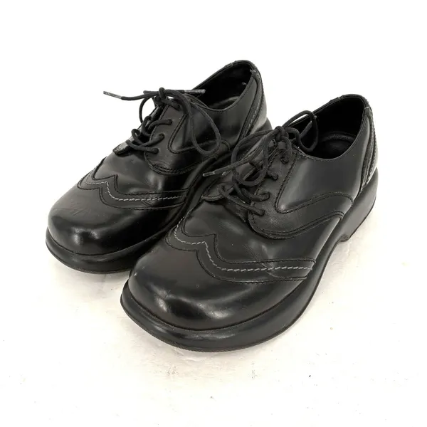 Dansko Wingtip Oxford Shoes Women's 38 US 7.5 Black Leather Comfort Lace Up - Image 9