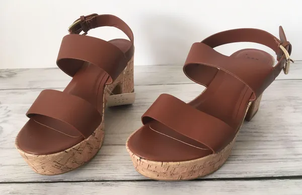 Corky Heels, Size 7 Brown - Image 2