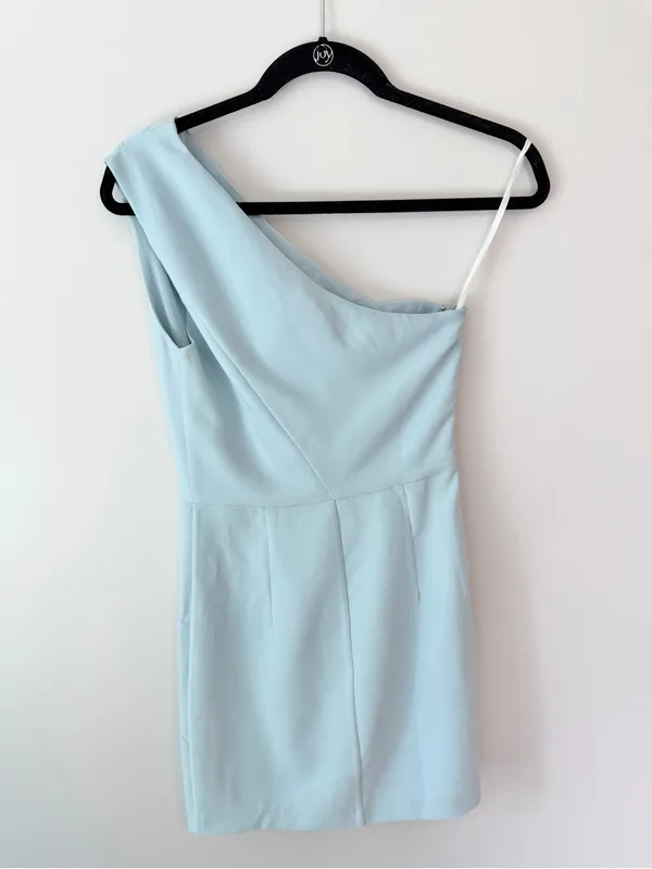 Michael Costello X Revolve  Ava Mini Dress Blue Small - Image 4