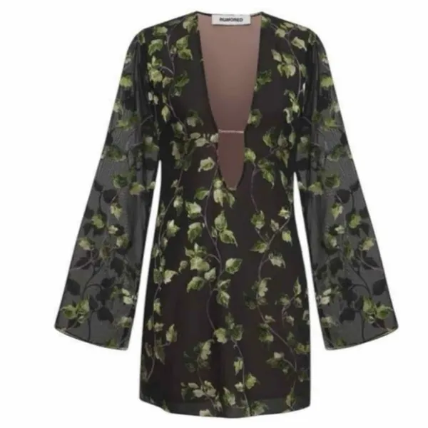 Rumored Sterling Mini Night Out Dress Size Small Envy - Image 5