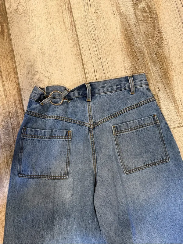 KBB by Kahlana High Waisted Barrel Jeans - Image 8