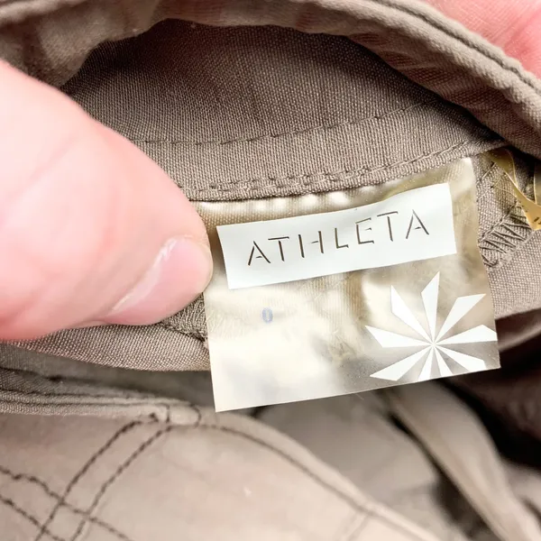 Athleta Trekkie Hiking Pant Women Sz 0 Brown Utility Gorpcore Outdoor Lighweight - Image 10