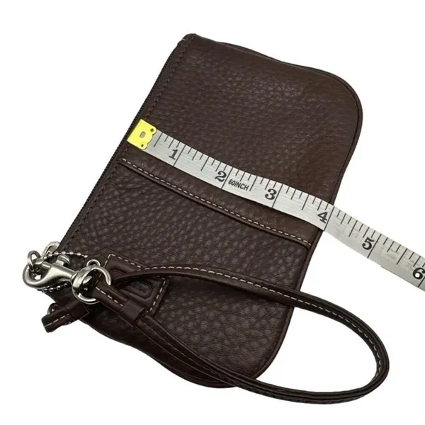 y2k COACH Brown Wristlet - Image 11
