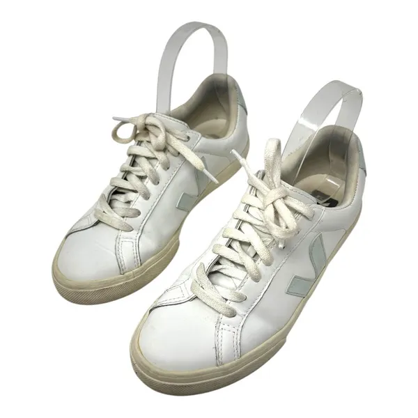 Veja Esplar Leather White Sneakers Size 38 (US 7) - Image 8