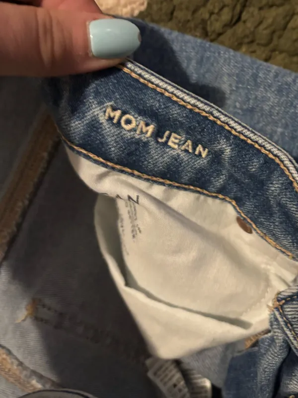 American Eagle Outfitters Mom Jeans - Medium Blue - Image 5