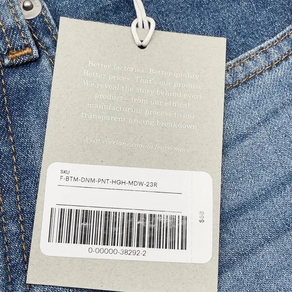 Everlane‎ High Rise Skinny Jeans Womens 23 Stretch Minimalist Indie Clean Girl - Image 8