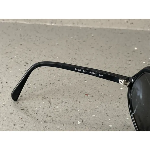 GIORGIO ARMANI SUNGLASSES EYEGLASSES FRAMES ONLY oval black 2536 020 62-17-120 - Image 8