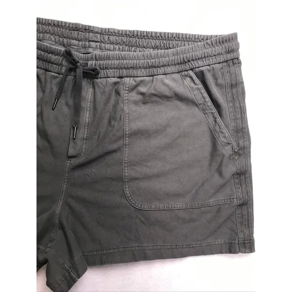 Athleta‎ Farallon Short Dark Gray Cotton Utility Cargo Shorts Womens Size 26 - Image 3