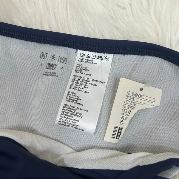 Urban Outfitters Out from Under Navy Blue Bikini Bottoms size M NWT - Image 3
