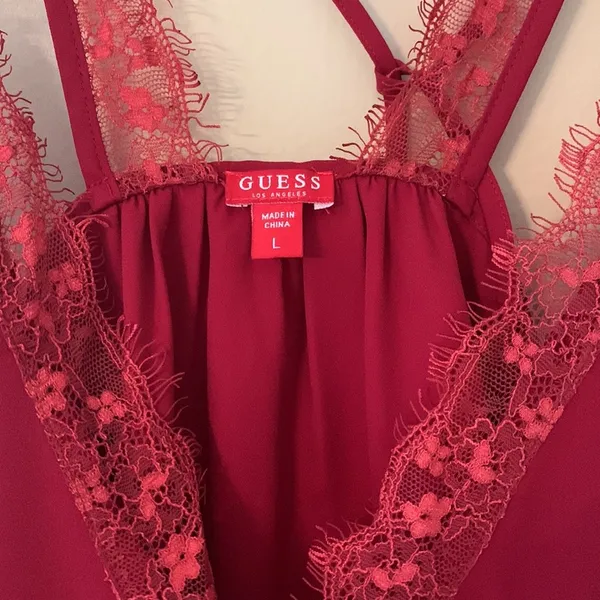 Guess Lace Strappy Blouse - Image 3