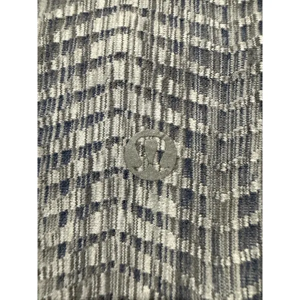 Lululemon Wunder Under High Rise Crop 21" Leggings‎ Womens Sz 4 Silver Jacquard - Image 5