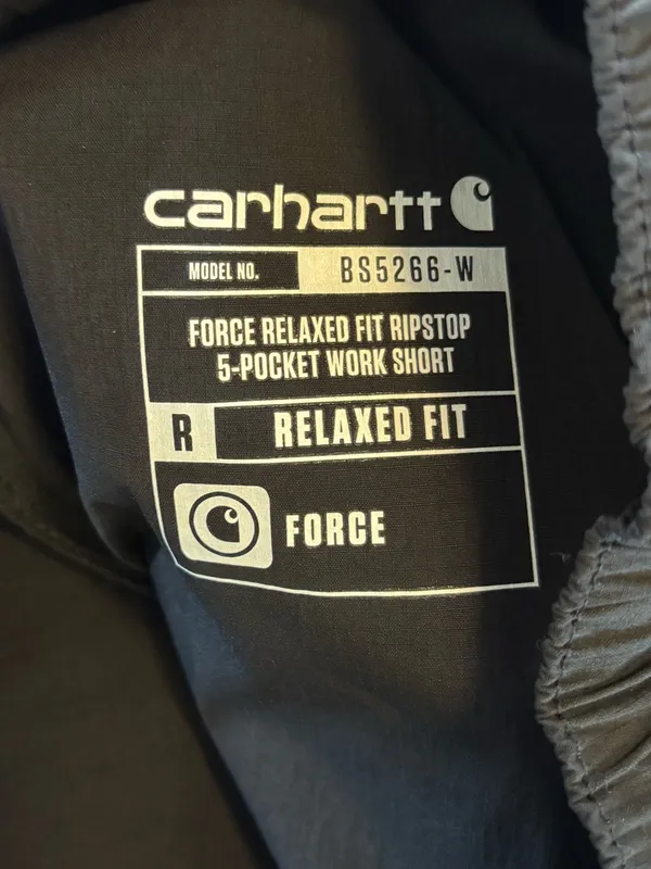 NWT Carhartt womens Force Relaxed Fit Ripstop Shorts sz XL 16-18 - Image 5