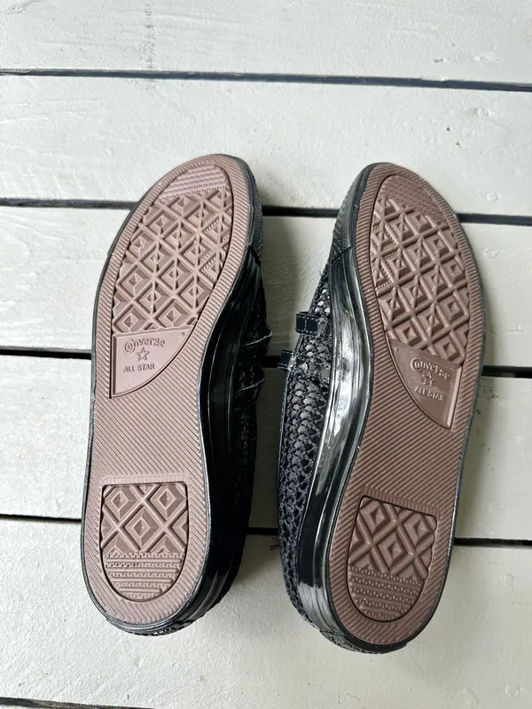 Converse Dainty Mary Jane Breezy Knit Flats Shoes/ black NWOT~7 - Image 5