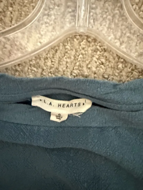 LA Hearts Short sleeve linen top - Image 3