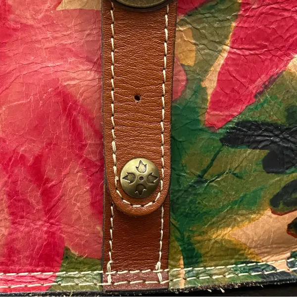 PATRICIA NASH Venezia Pouch Crossbody Spring Multi Floral Leather Crossbody Bag - Image 13