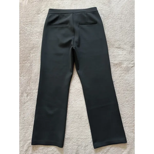 Good American Women'sS cuba Boss Straight Trouser Black Pants Stretchy Sz 12 - Image 7