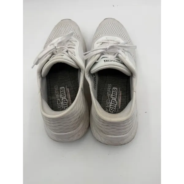 Skechers GoRun Max Cushioning Slip-Ins Women's 10 White Running Shoes - Image 7