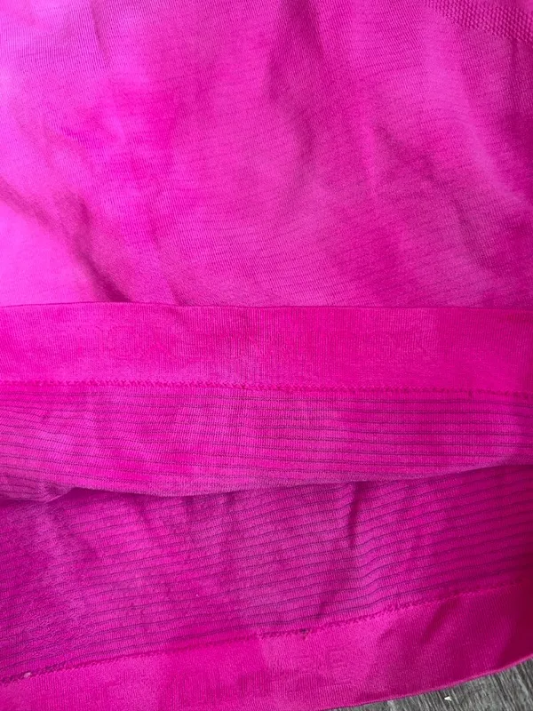 Lululemon Swiftly Tech Short Sleeve Shirt in a pink marbled dye pattern size 2 - Image 6