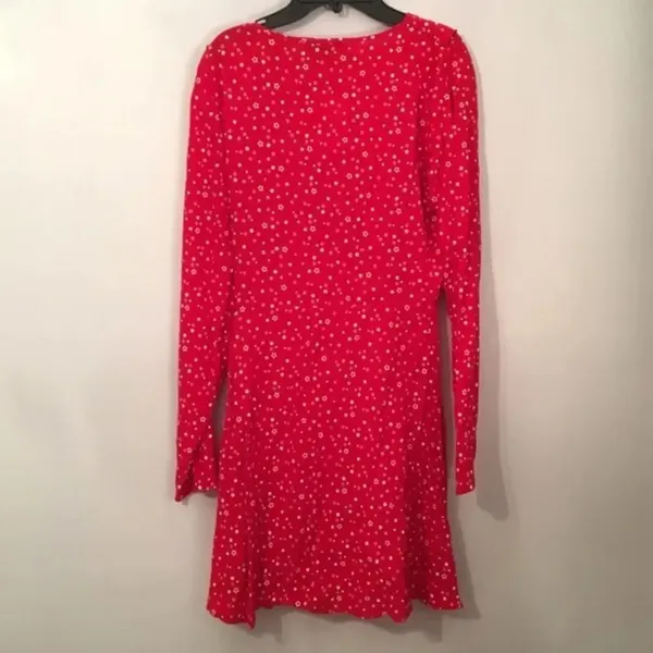 ✨ Red Star Ruffle Detail Tea Dress✨ - Image 6