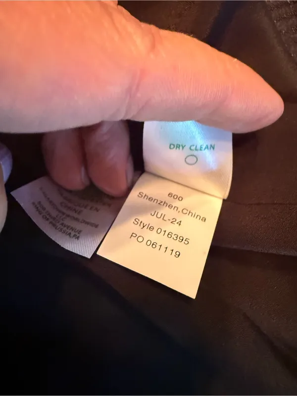 Lilly Pulitzer Lavianna Wrap Mini Dress Black Ruffle V-Neck Zip Lined 12 - Image 10
