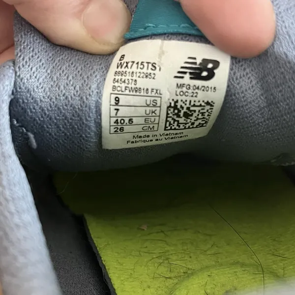 New Balance 715‎ Women's Gray Cross Training Shoes Size 9 Athletic Athleisure - Image 7