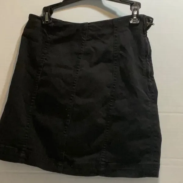 Free people Black High Waisted Mini Skirt, Used Condition. - Image 2